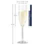 Coffret 6 flûtes à champagne 20 cl Daily, Léonardo