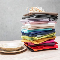 Serviette de Table Coton Uni 45 x 45 cm, Coucke