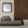 Miroir arrondi Bois Brun, Emdé