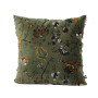 Coussin Cachemire Oil Green, Sud Etoffe