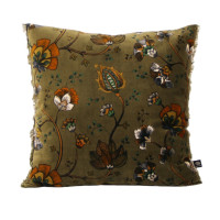 Coussin Cachemire Tabac, Sud Etoffe