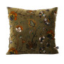 Coussin Cachemire Tabac, Sud Etoffe