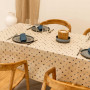 Nappe enduite Lorette Navy, Sud Etoffe