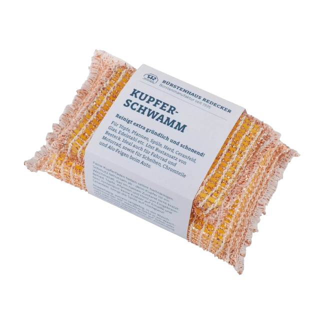 Lot de 2 éponges en fil de cuivre, Redecker