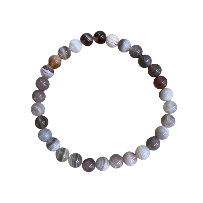 Bracelet Agate du Botswana, Koukouma & Co