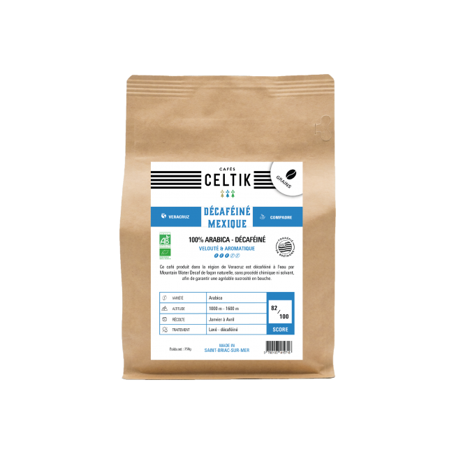 Décaféiné Bio Mexique, Cafés Celtik