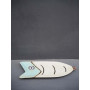 Petit plat poisson Comic blanc & Bleu, Chehoma