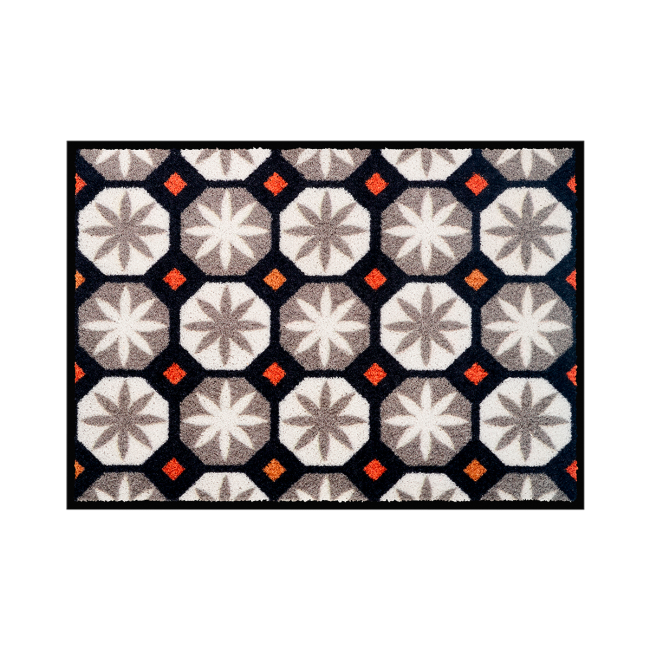 Tapis de patio Ciment, Derrière la porte