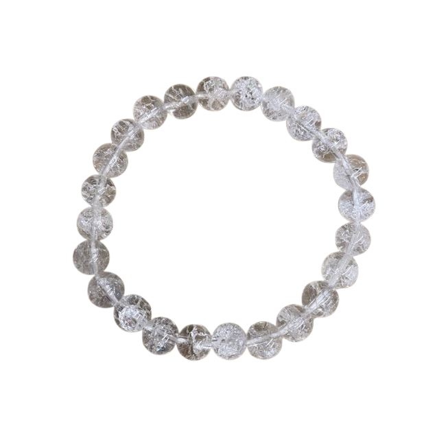 Bracelet Cristal de Roche craquelé, Koukouma & Co