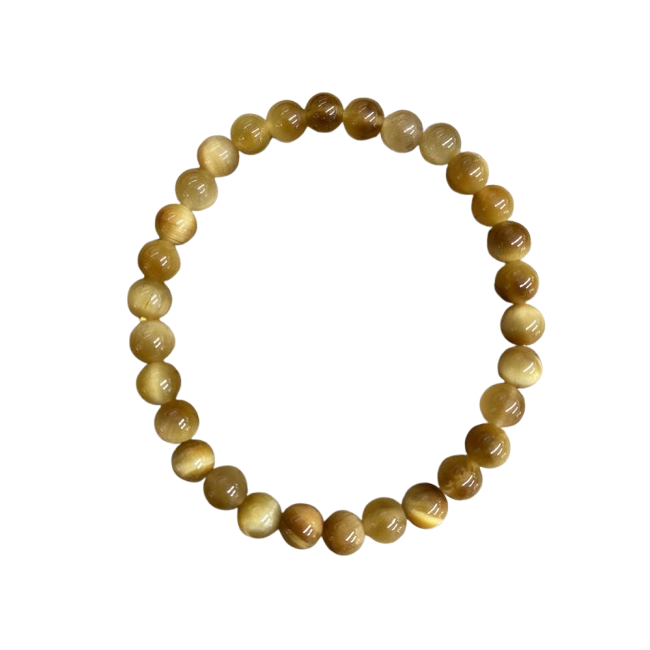 Bracelet Œil de Tigre doré, Koukouma & Co
