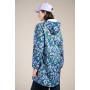 Imperméable Long Imprimé Geranium, Flotte