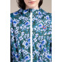 Imperméable Long Imprimé Geranium, Flotte