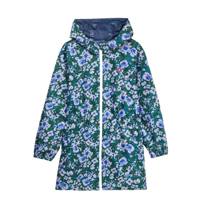 Imperméable Long Imprimé Geranium, Flotte