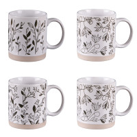 Coffret 4 mugs 35cl Bucolique, Table Passion