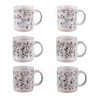 Coffret 6 tasses 18 cl Bucolique, Table Passion