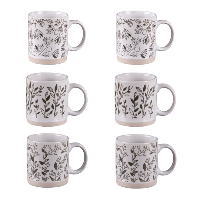 Coffret 6 tasses 18 cl Bucolique, Table Passion