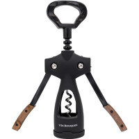 Tire-bouchon à bras Noir Bois, Vin Bouquet