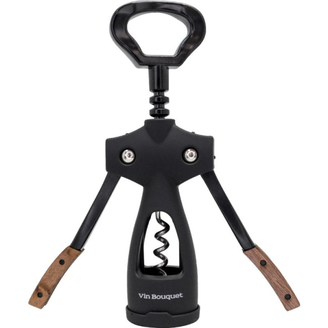 Tire-bouchon à bras Noir Bois, Vin Bouquet