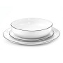 Assiette à salade et pâtes Yaka Noir, Médard de Noblat