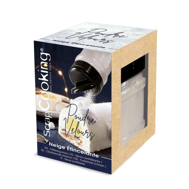 Poudre de velours Neige étincelante, Scrapcooking