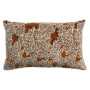 Coussin imprimé Ariane Rouille, Vivaraise