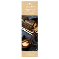 2 feuilles transfert pour bûche, Scrapcooking