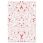 2 feuilles transfert pour bûche motif Noël, Scrapcooking