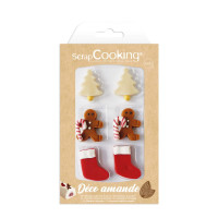 Décorations Noël en pâte d'amande, Scrapcooking