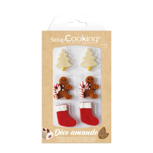 Décorations Noël en pâte d'amande, Scrapcooking