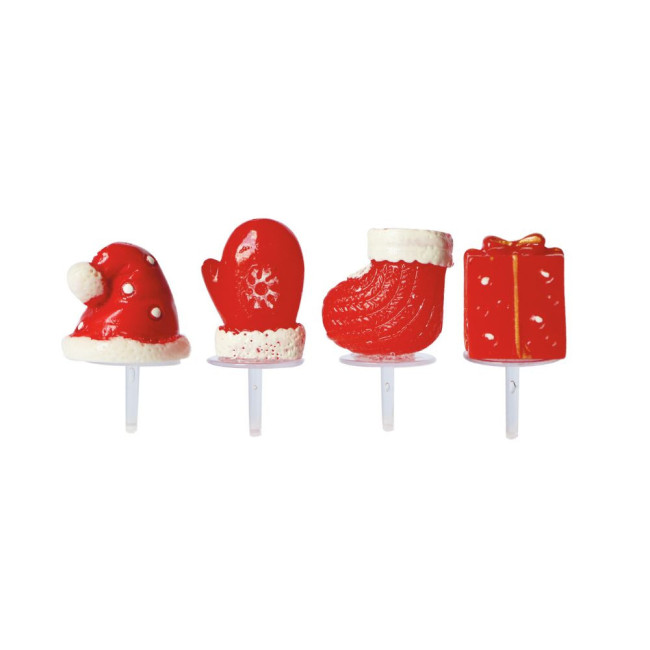 Accessoires pour décoration de gâteaux de Noël, Scrapcooking