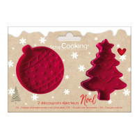 Set de 2 découpoirs éjecteurs Noël, Scrapcooking