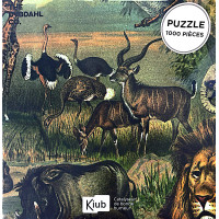 Puzzle de 1000 pièces Animaux de la Savane, Kiub