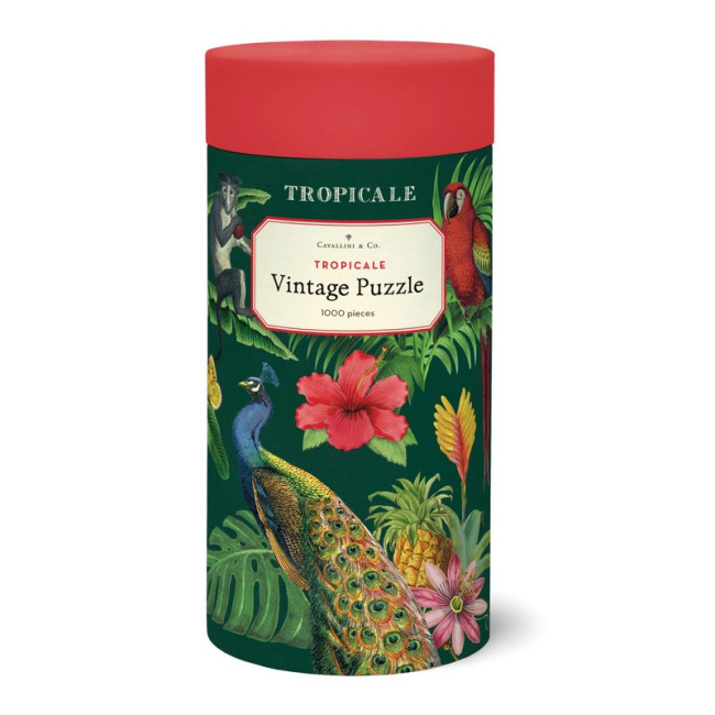 Puzzle 1000 pièces Tropical, Cavallini & Co