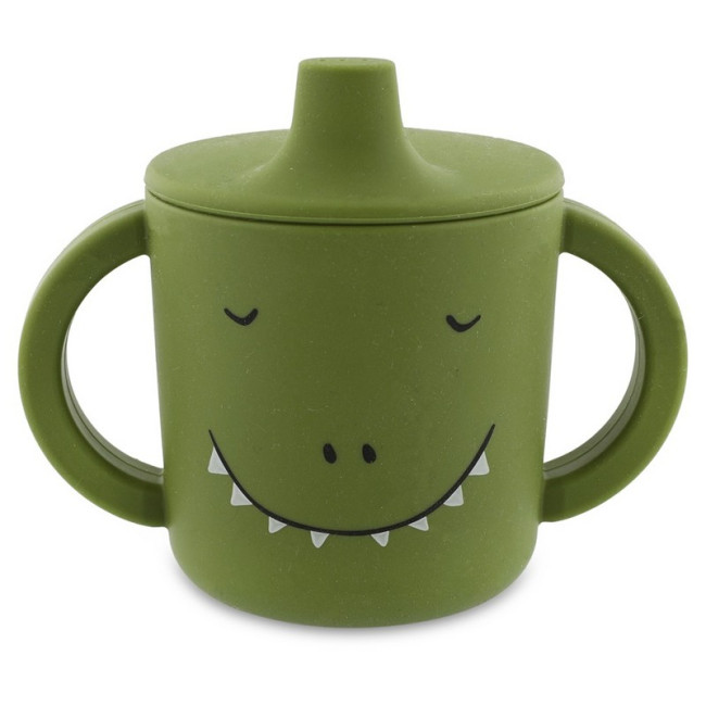 Tasse d'apprentissage silicone Mr Dino, Trixie