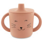 Tasse d'apprentissage silicone Mrs Cat, Trixie