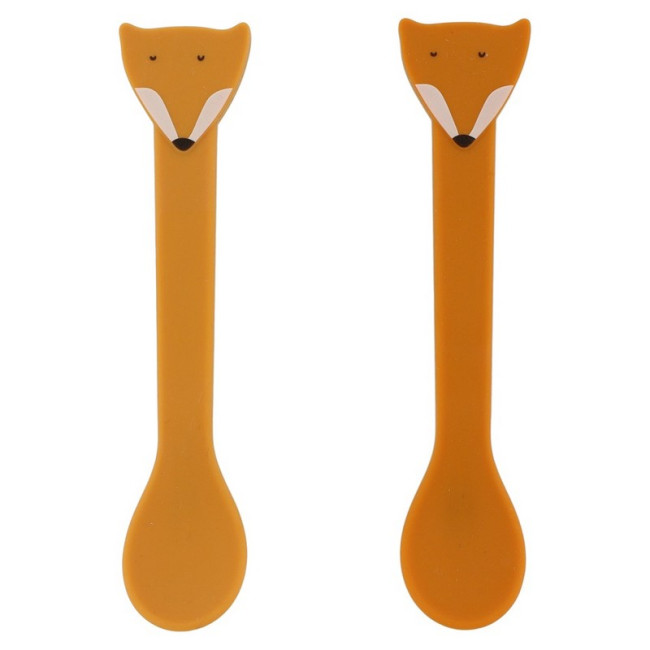 Set 2 cuillères silicone Mr Fox, Trixie