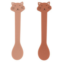 Set 2 cuillères silicone Mrs Cat, Trixie