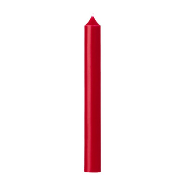 Bougie droite rouge 20cm, Bougie La Française