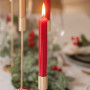 Bougie droite rouge 20cm, Bougie La Française