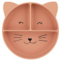 Assiette compartiments silicone avec ventouse Mrs Cat, Trixie