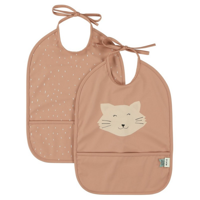 Set 2 bavoirs imperméables Mrs Cat, Trixie