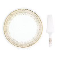 Plat à tarte 32 cm avec pelle Festive, Easy Life