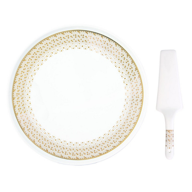 Plat à tarte 32 cm avec pelle Festive, Easy Life