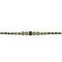 Collier et Bracelet 6 tours Black Panther Slim, Têtes Blondes