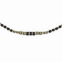 Collier et Bracelet 6 tours Black Panther, Têtes Blondes