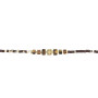 Collier et Bracelet 3 tours Léopard Slim, Têtes Blondes