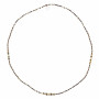 Collier et Bracelet 3 tours Léopard Slim, Têtes Blondes