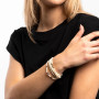 Collier et Bracelet 6 tours Nazar Vanille, Têtes Blondes