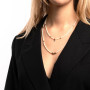 Collier et Bracelet 6 tours Nazar Vanille, Têtes Blondes