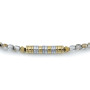 Collier et Bracelet 6 tours Lizbeth Cristal, Têtes Blondes